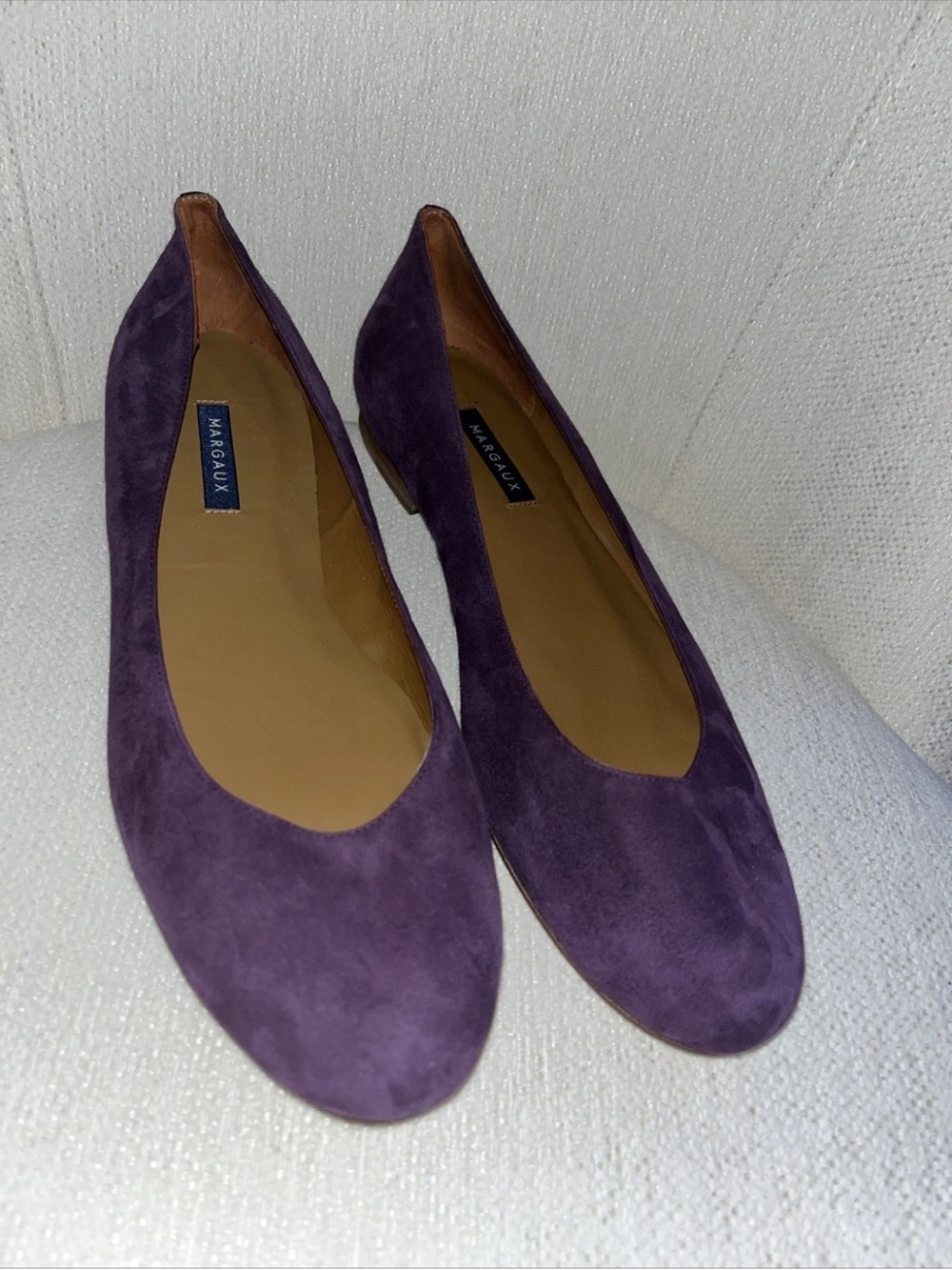Margaux Purple Suede Flats MSRP $198 EUR 42 N ( Best Fit US 11.0 Narrow) New